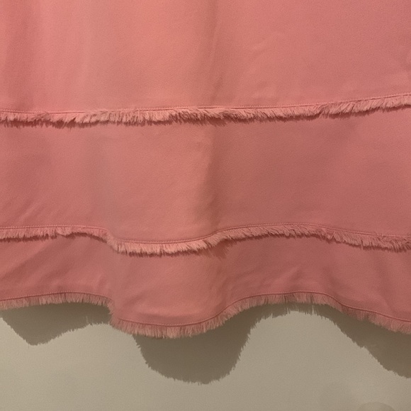 ALTUZARRA “Doe” frayed-edge a-line midi dress in pink - Picture 6 of 6